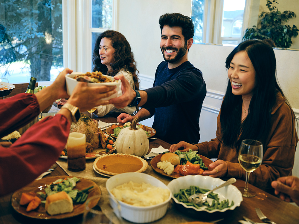  Reconnect over Friendsgiving dinner with these five questions: 