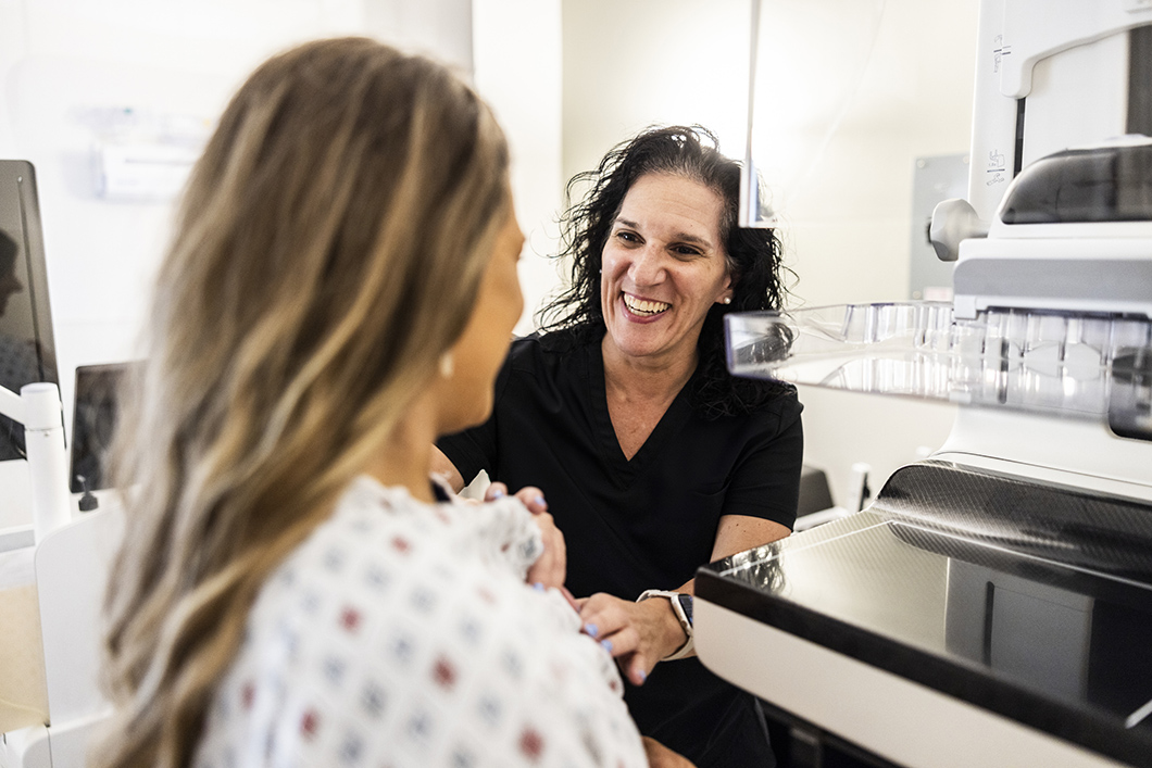 Four steps to a more comfortable mammogram