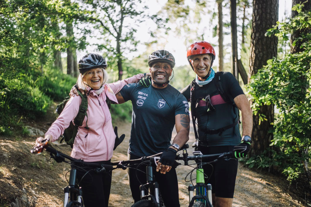 When bicycling, make sure your helmet fits properly!