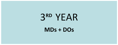 Third Year MDs and DOs