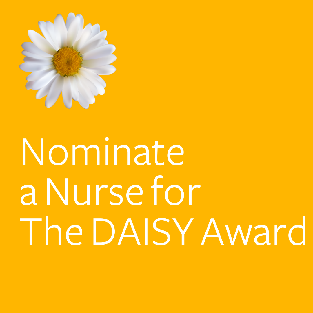 Nominate a nurse for The DAISY Award! image